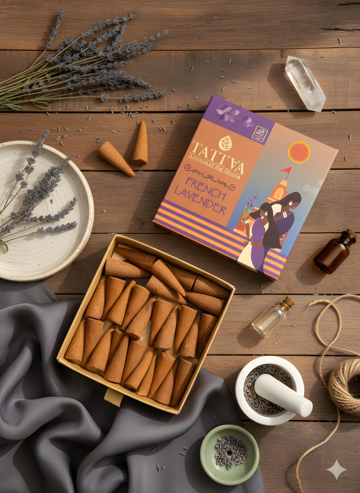 TATTVA French Lavender Dhoop Cones