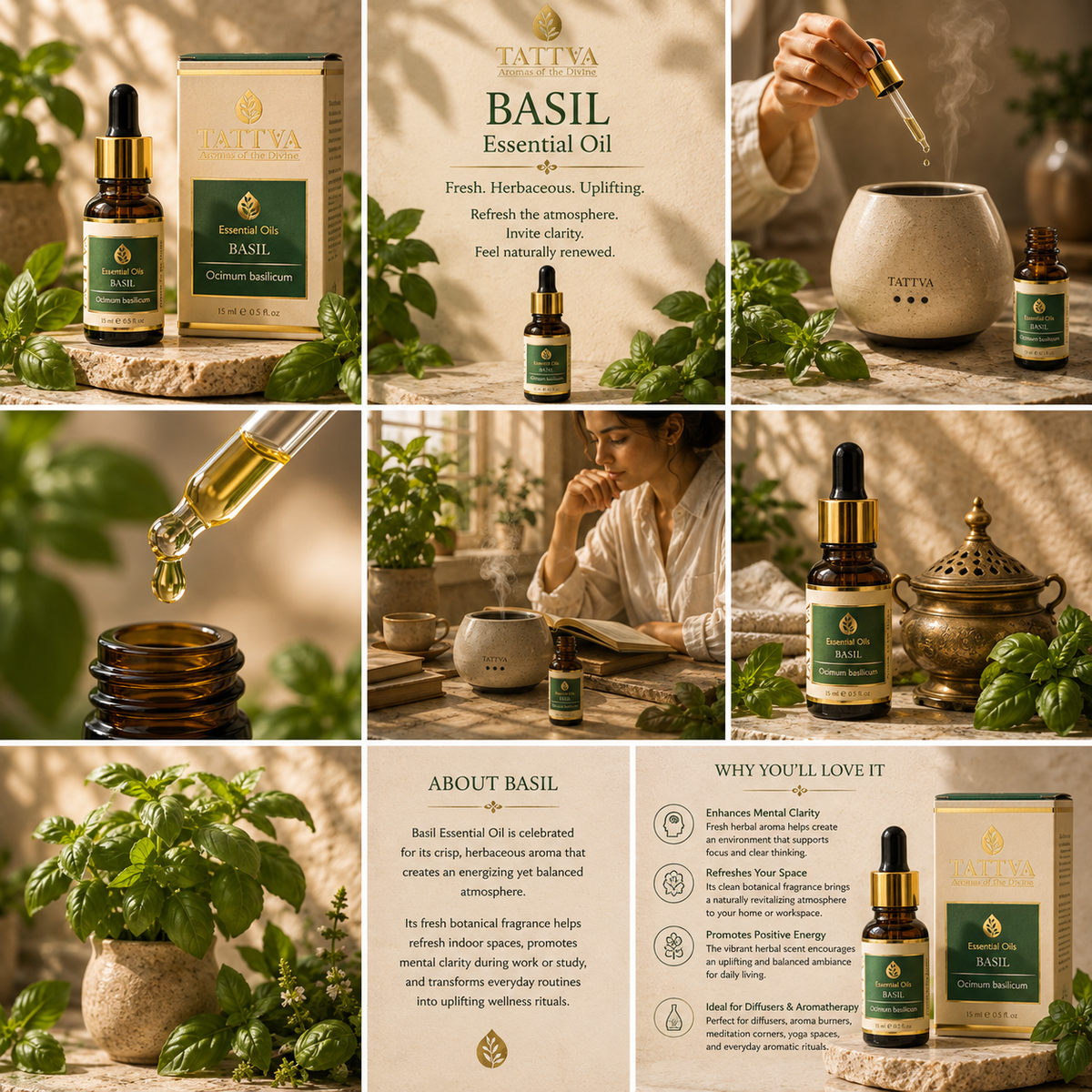 TATTVA Basil Essential Oil
