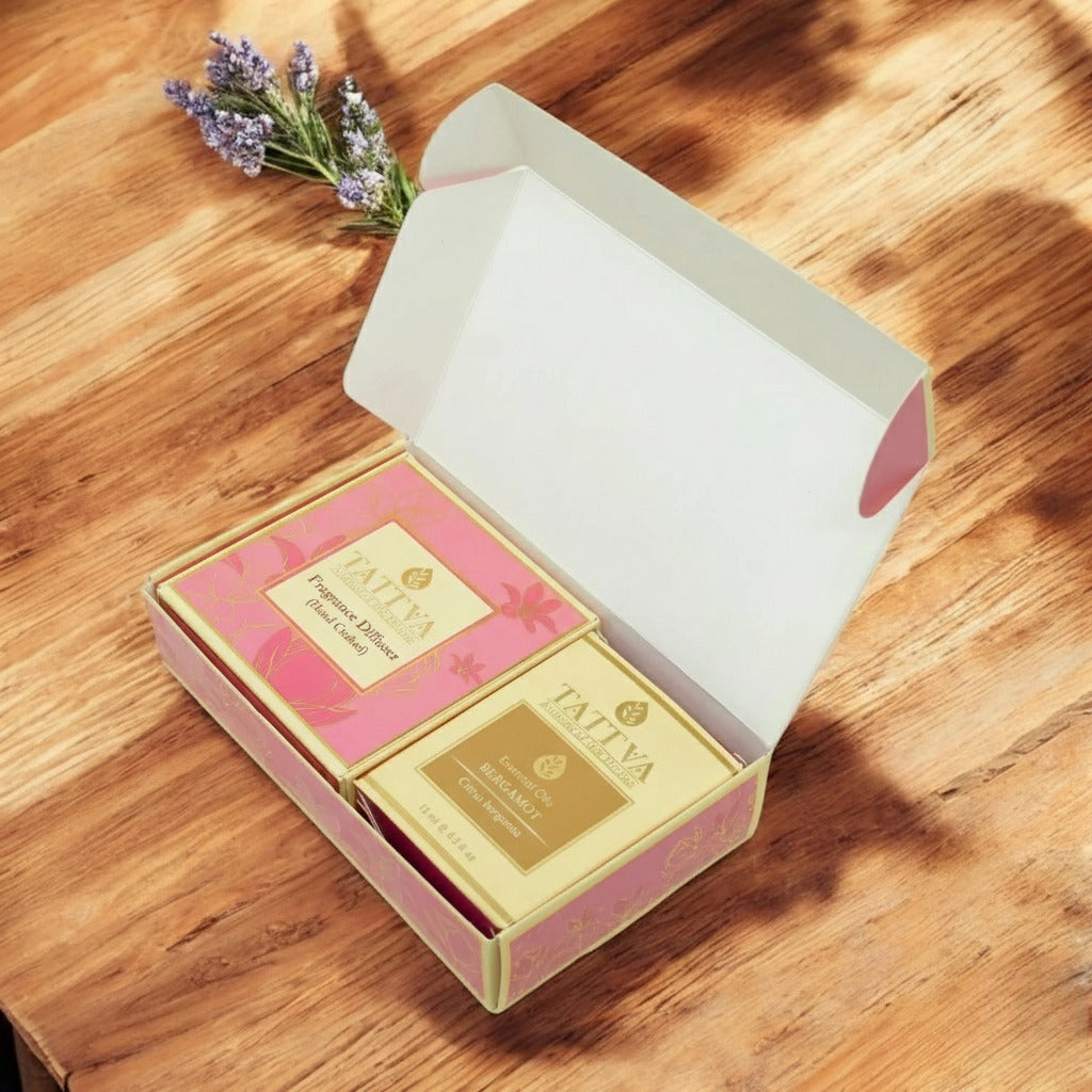 Luxury Essential oil & Flower diffuser gift pack
