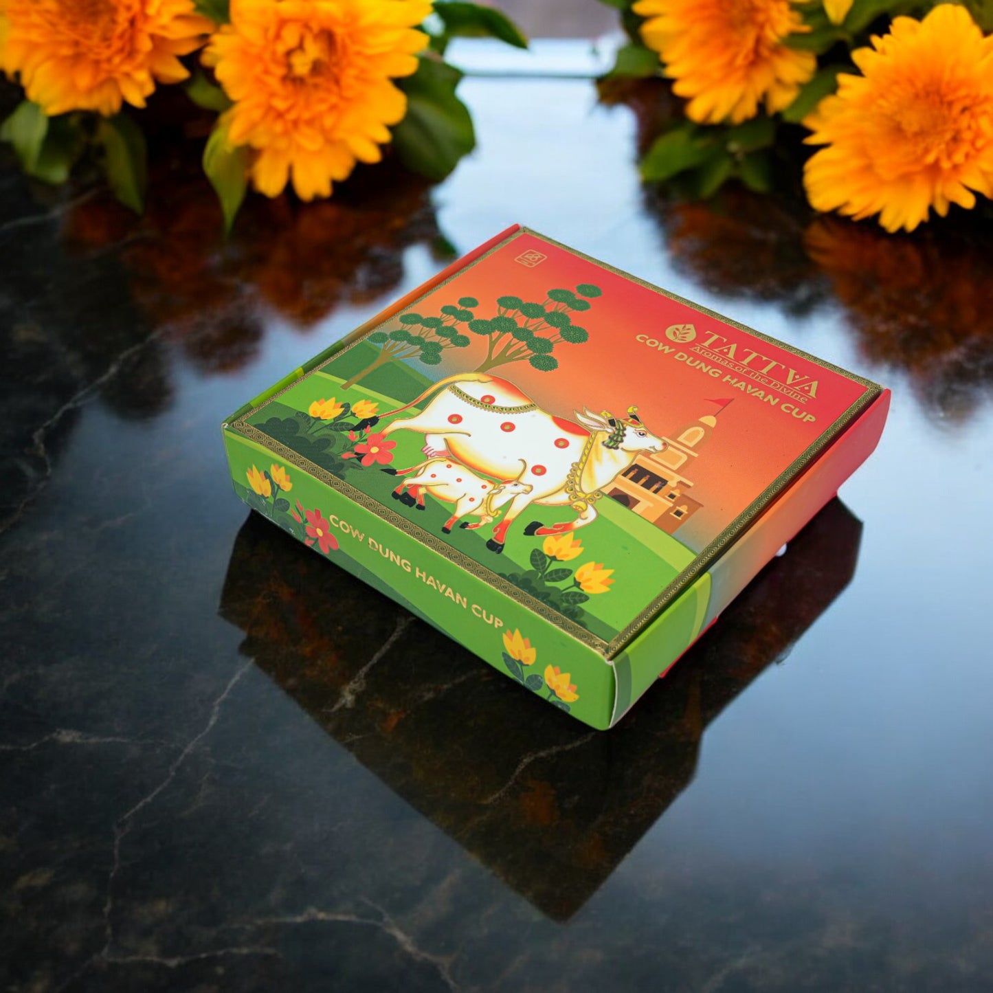 TATTVA Cow Dung Havan Cups