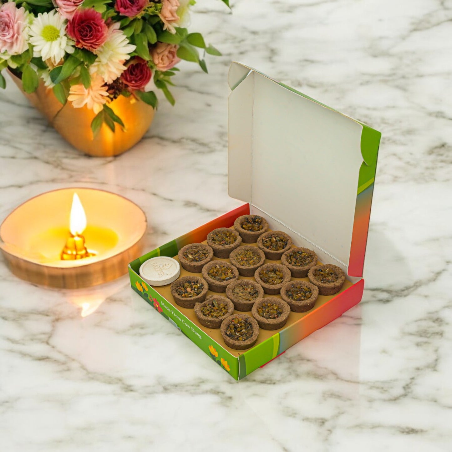 TATTVA Cow Dung Havan Cups