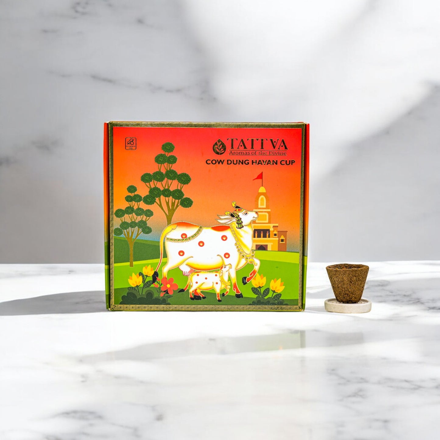 TATTVA Cow Dung Havan Cups