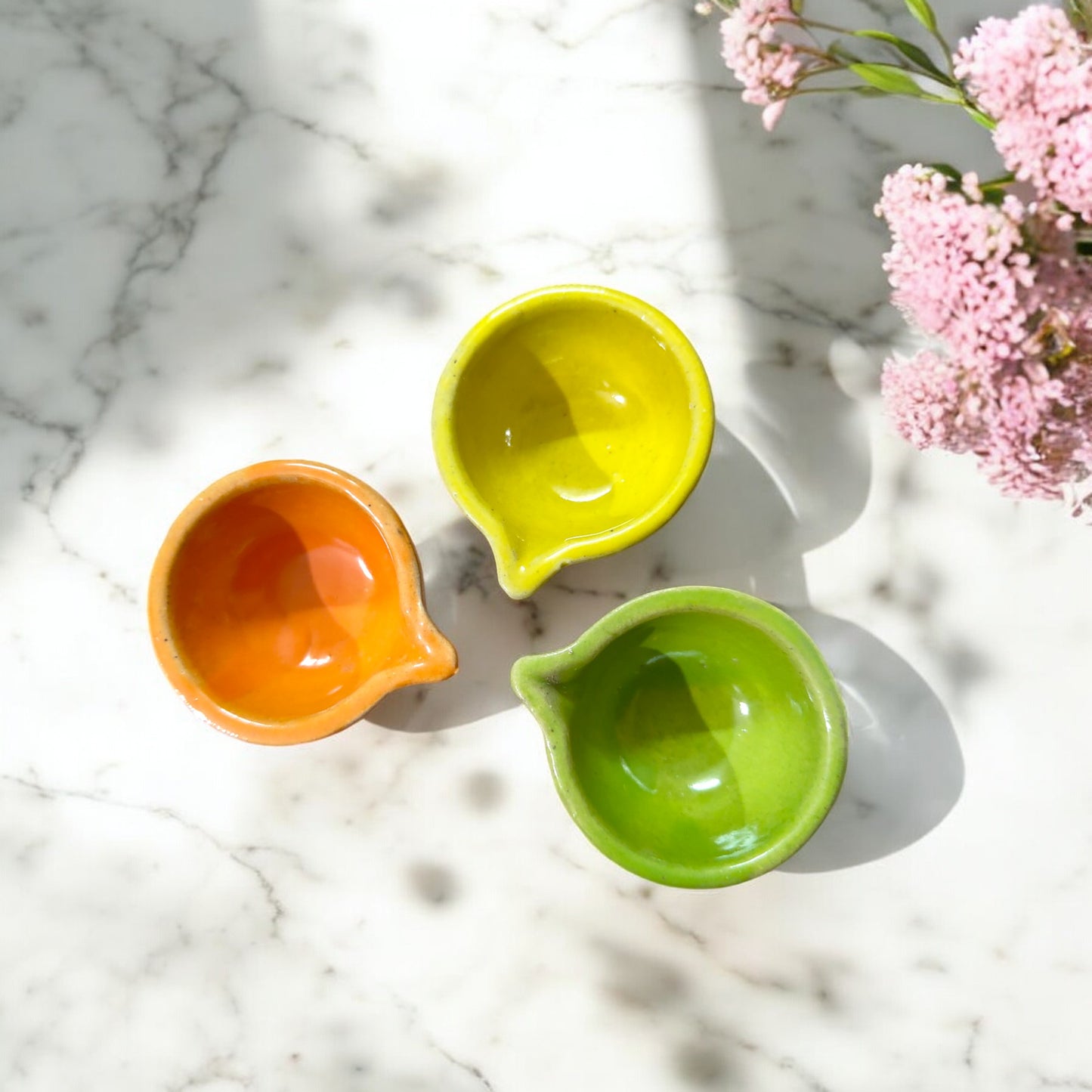 Handcrafted Ceramic Diya | Set of 5 | local artisans