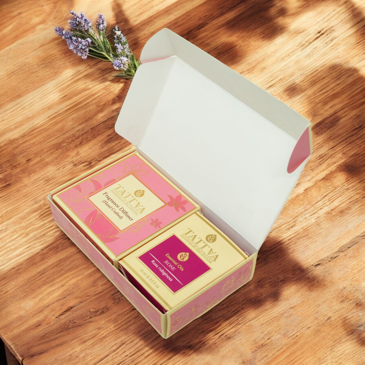 Luxury Essential oil & Flower diffuser gift pack