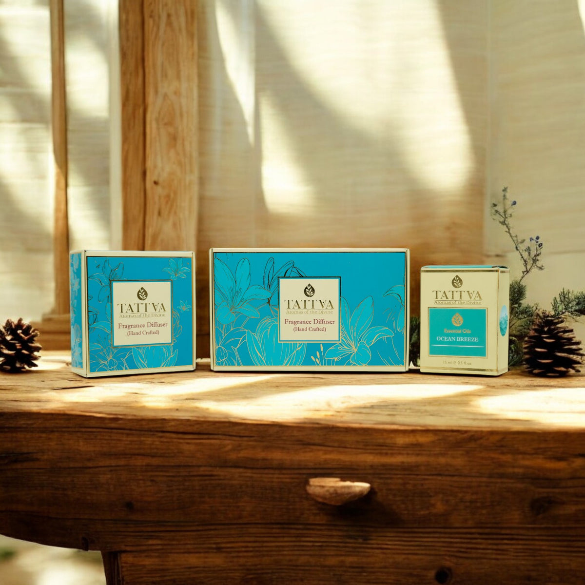 Luxury Essential oil & Flower diffuser gift pack