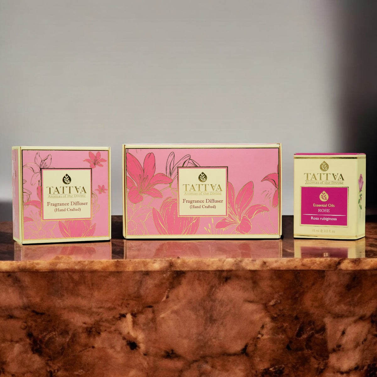 Luxury Essential oil & Flower diffuser gift pack