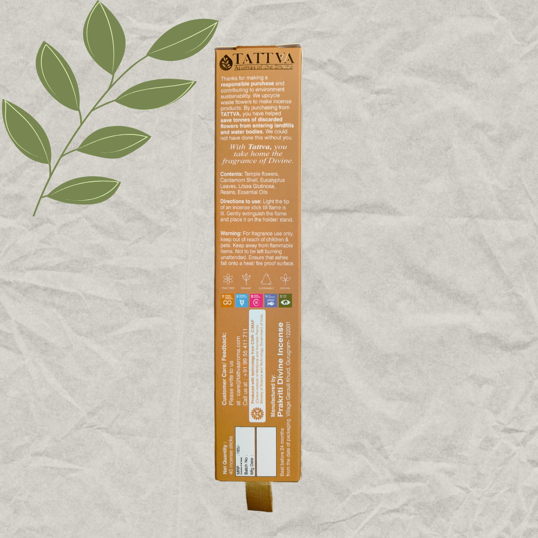 TATTVA Tulsi Pure Incense Sticks