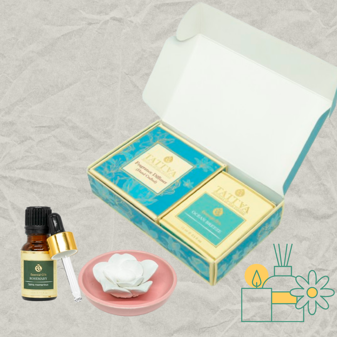 Luxury Essential oil and Flower diffuser Gift pack