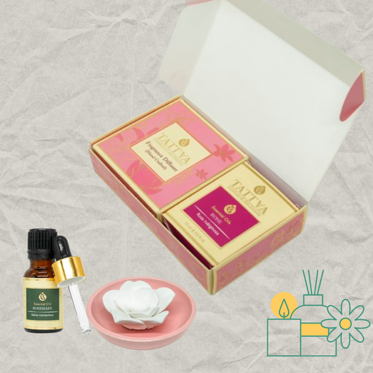 Luxury Essential oil and Flower diffuser Gift pack