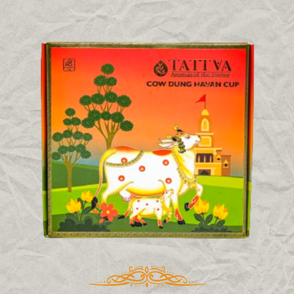 TATTVA Cow Dung Havan Cups