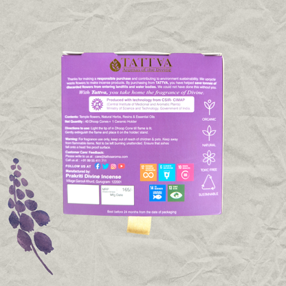 TATTVA French Lavender Dhoop Cones