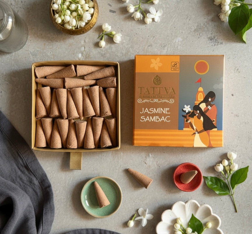 TATTVA Jasmine Sambac Dhoop Cones