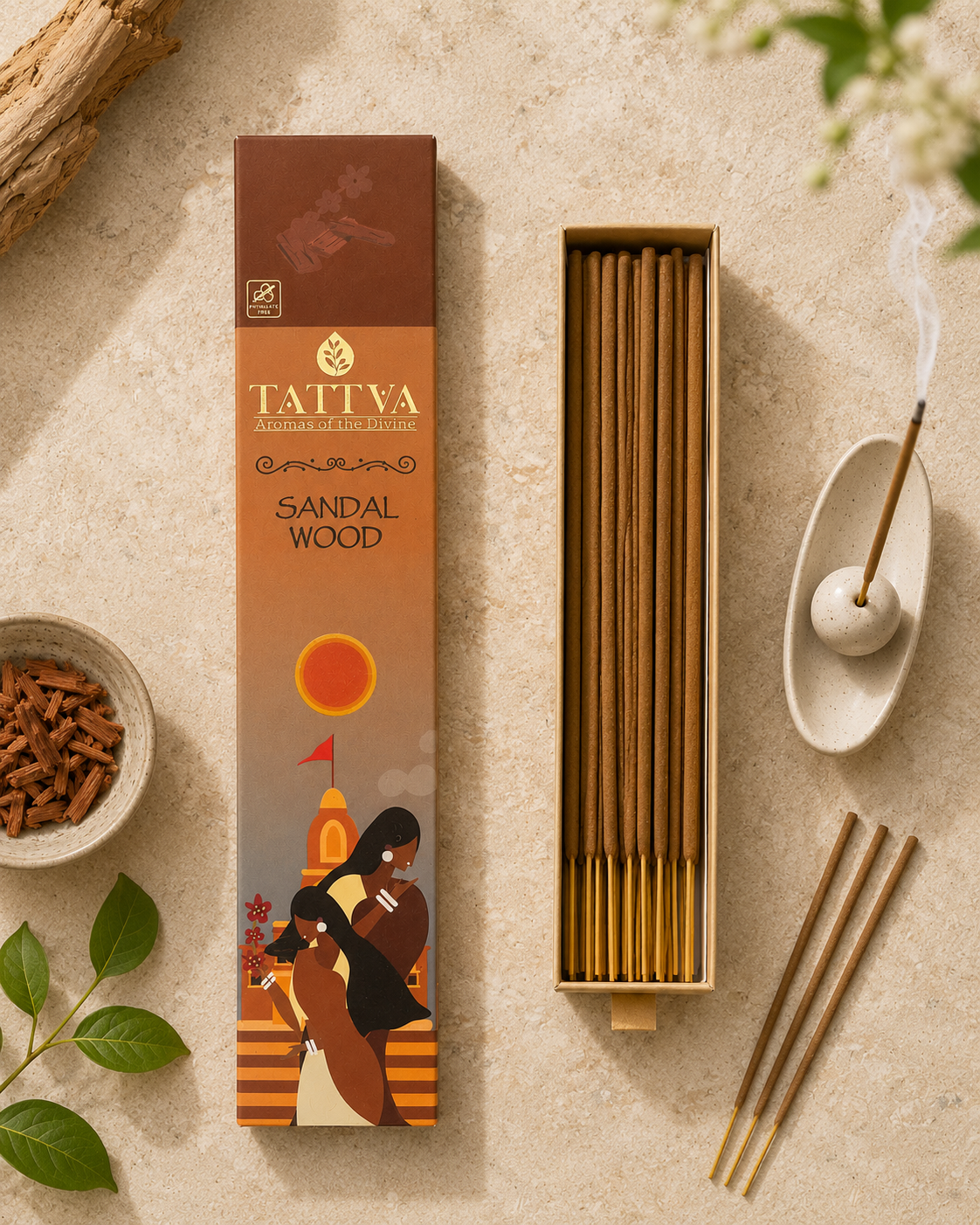 TATTVA Sandalwood Incense Sticks
