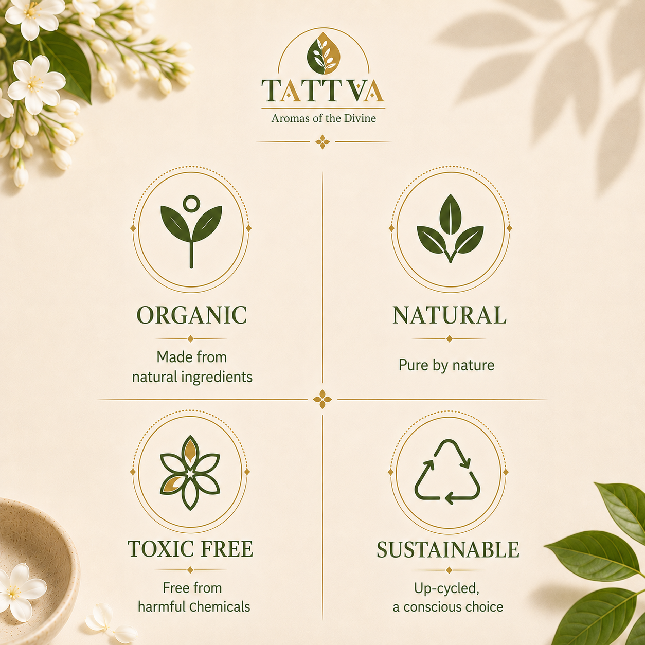 TATTVA Sandalwood Dhoop Sticks