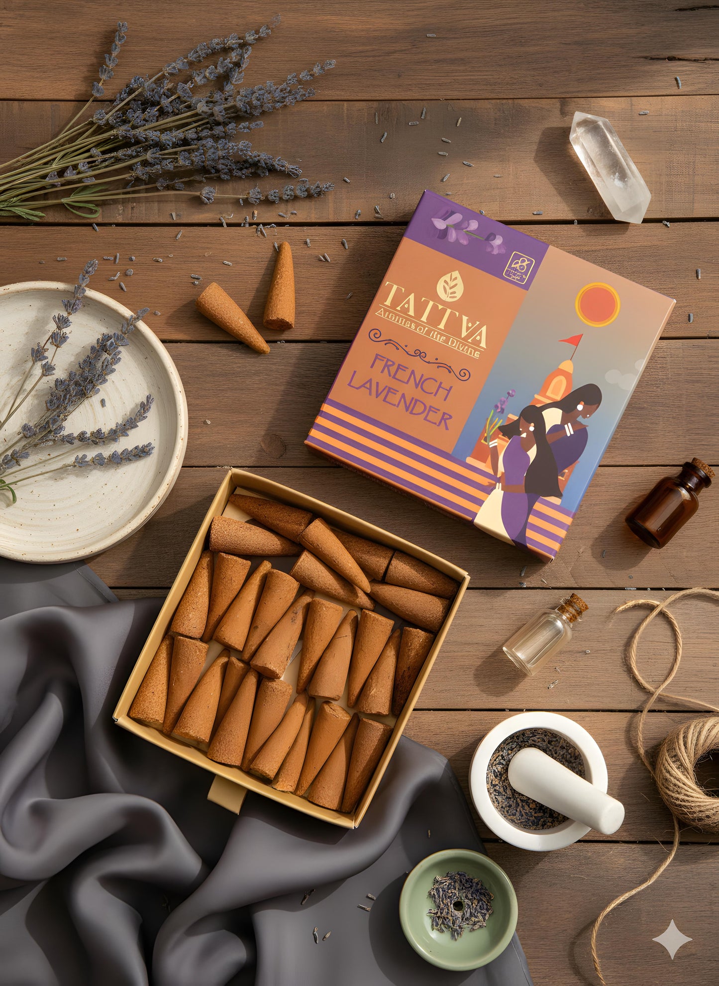 TATTVA French Lavender Dhoop Cones