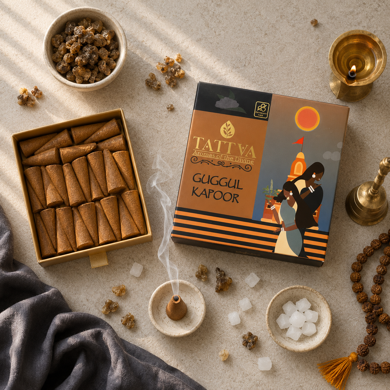 TATTVA Guggul Kapoor Dhoop Cones