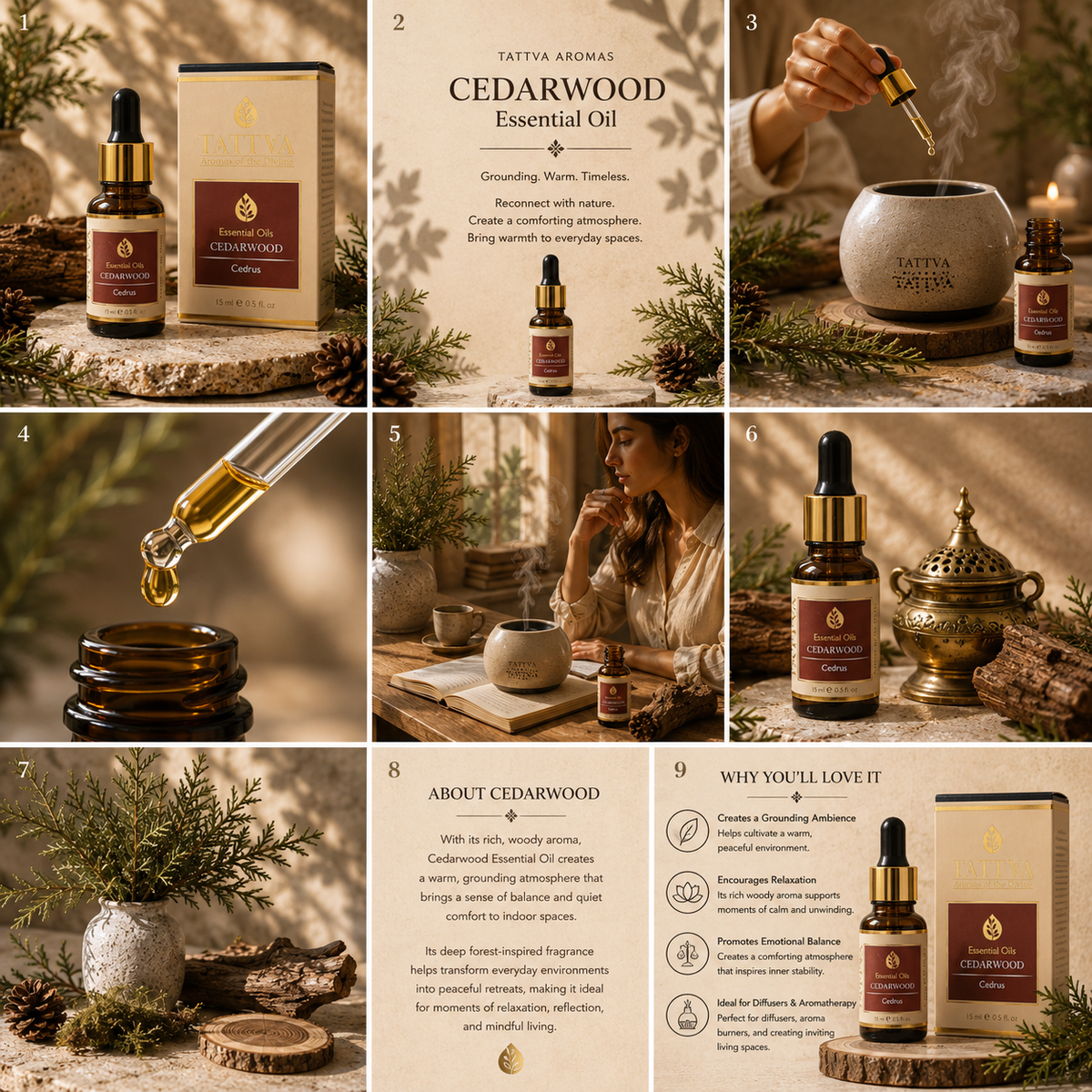 TATTVA Cedarwood Essential Oil