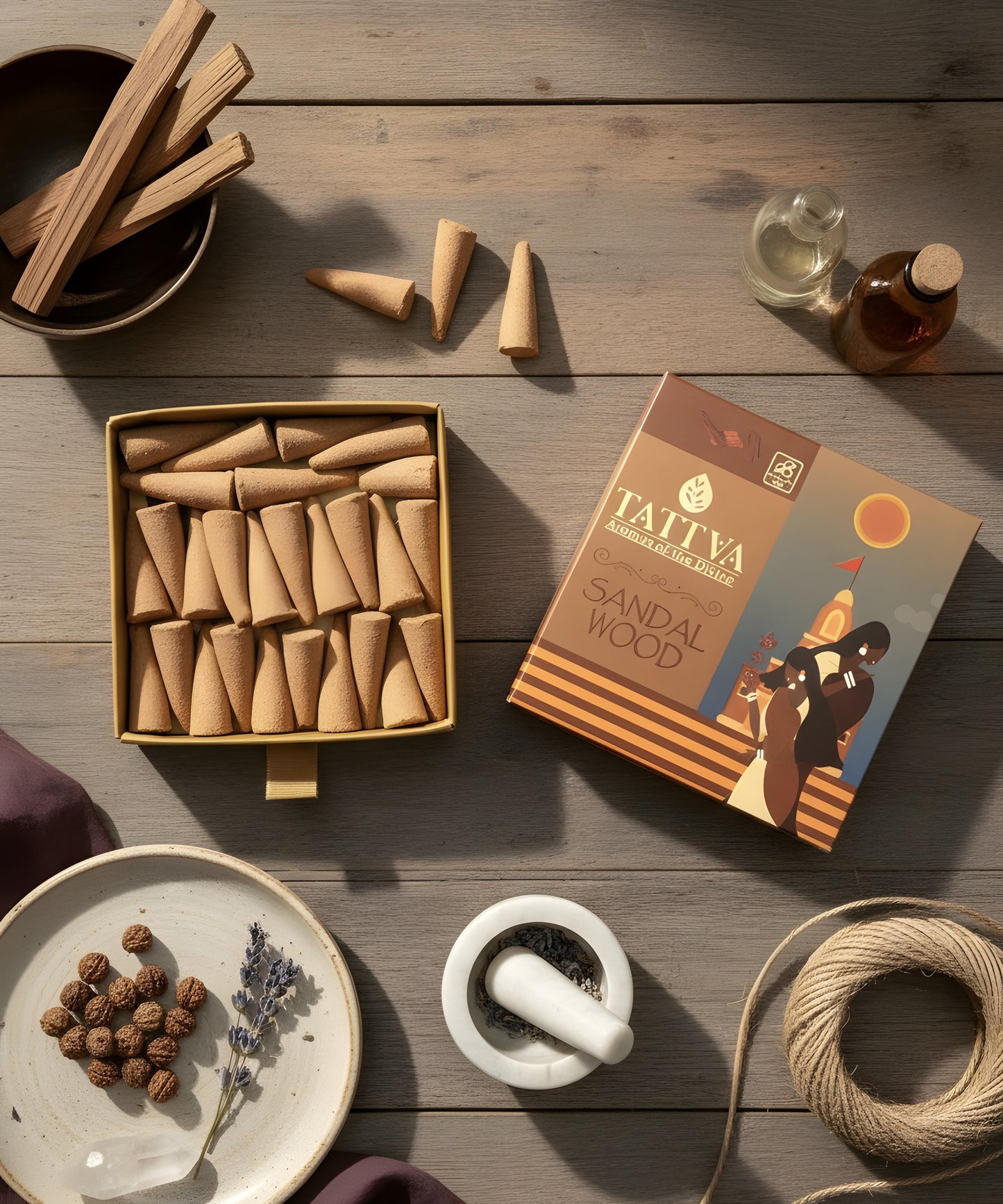 TATTVA Sandalwood Dhoop Cones