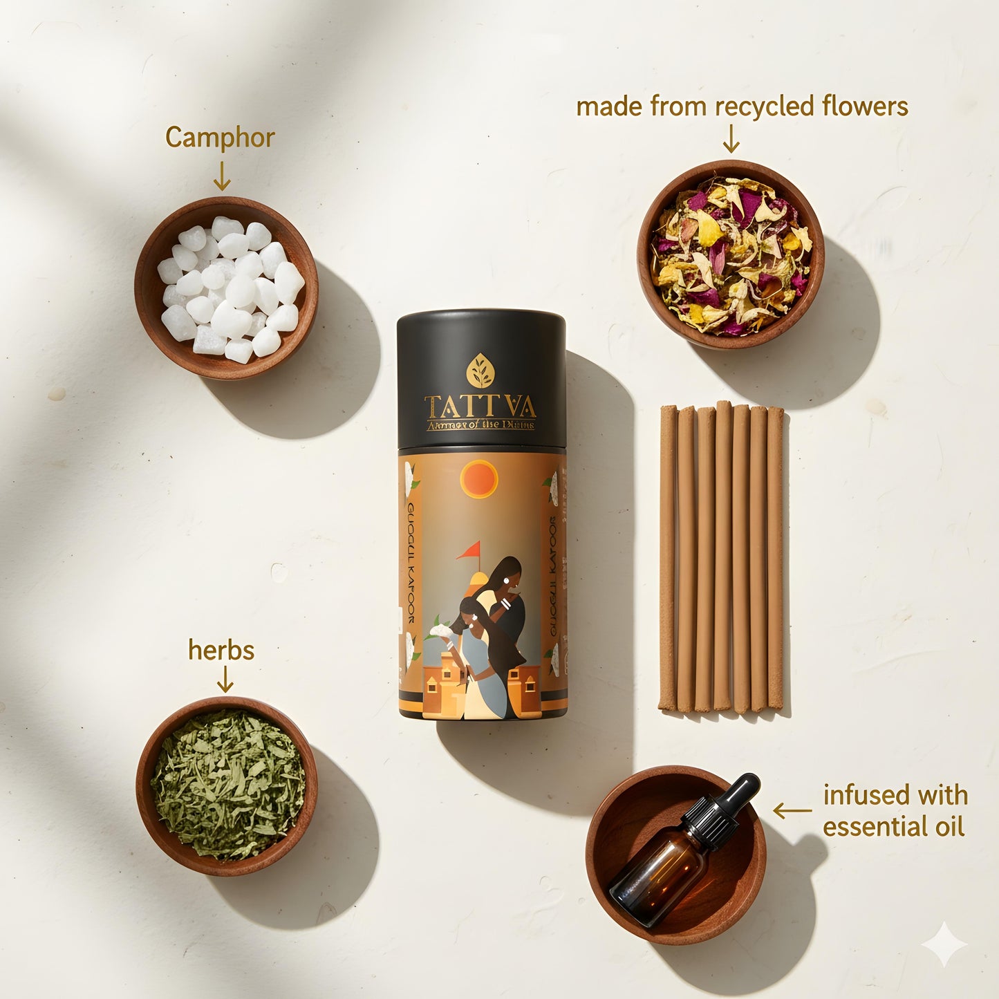 TATTVA Guggul Kapoor Dhoop Sticks