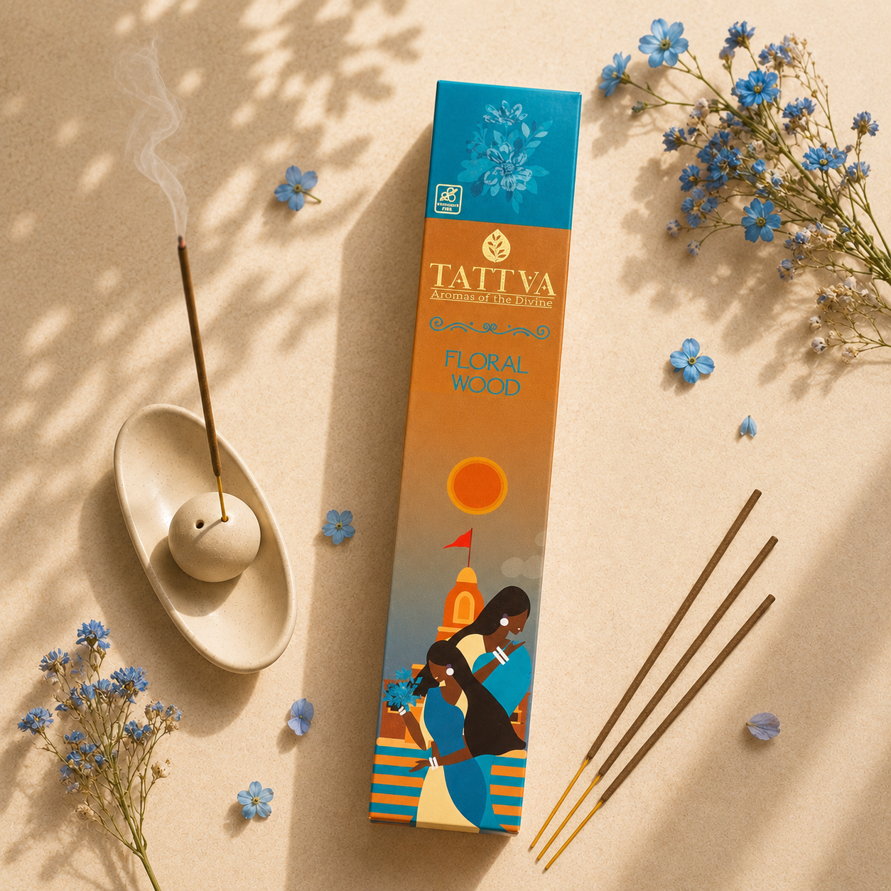 TATTVA Floralwood Incense Sticks