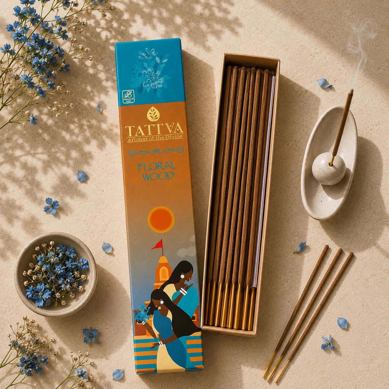 TATTVA Floralwood Incense Sticks