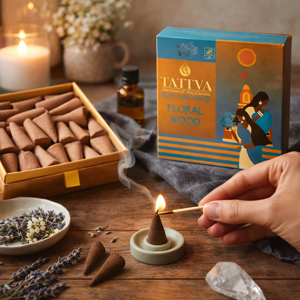 TATTVA Floralwood Dhoop Cones