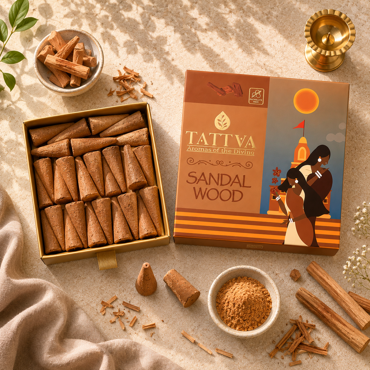 TATTVA Sandalwood Dhoop Cones