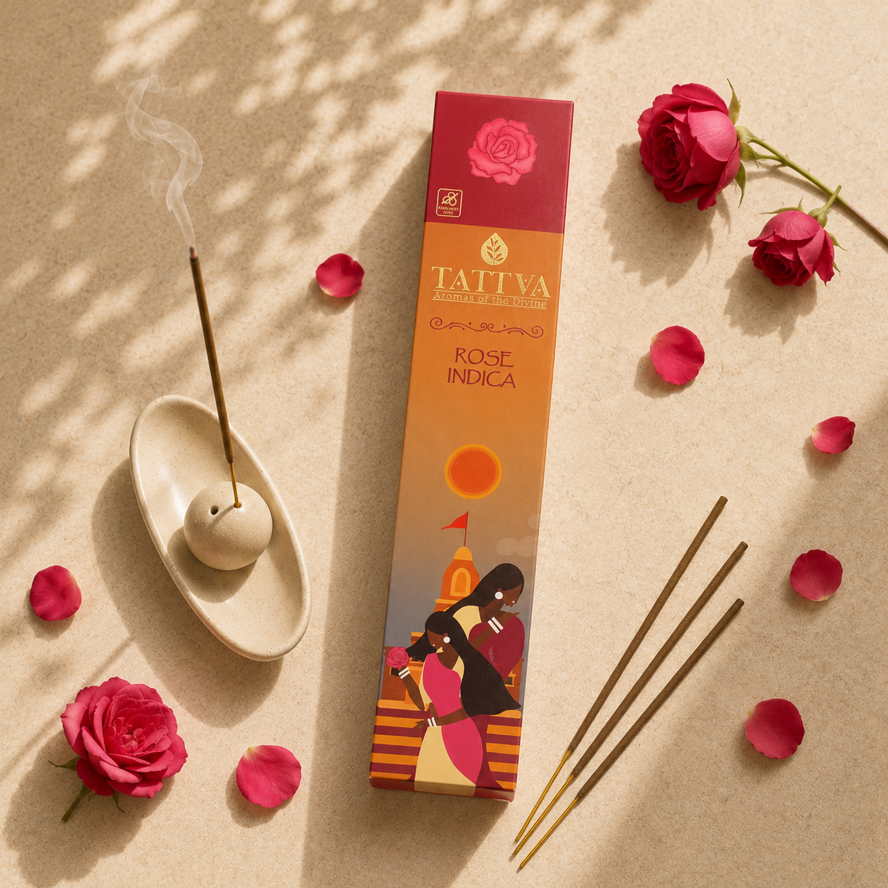 TATTVA Rose Indica Incense Sticks