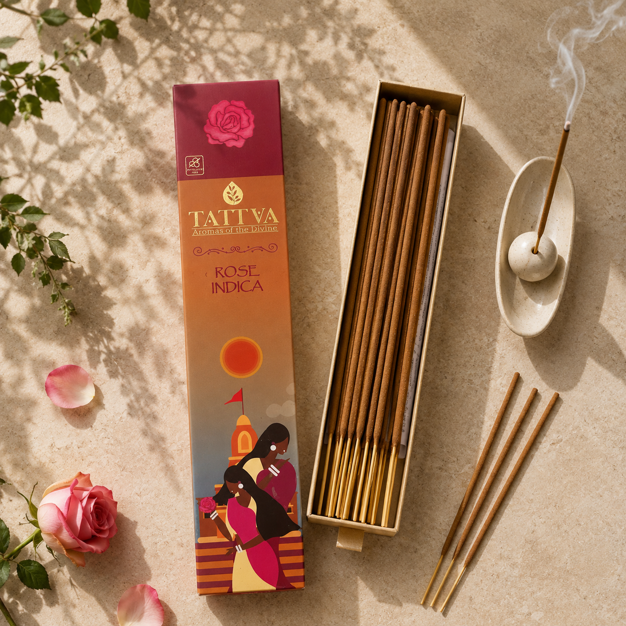 TATTVA Rose Indica Incense Sticks