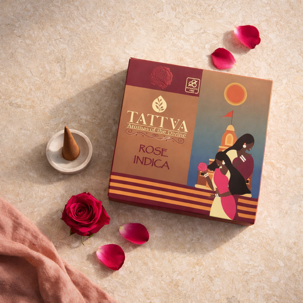 TATTVA Rose Indica Dhoop Cones