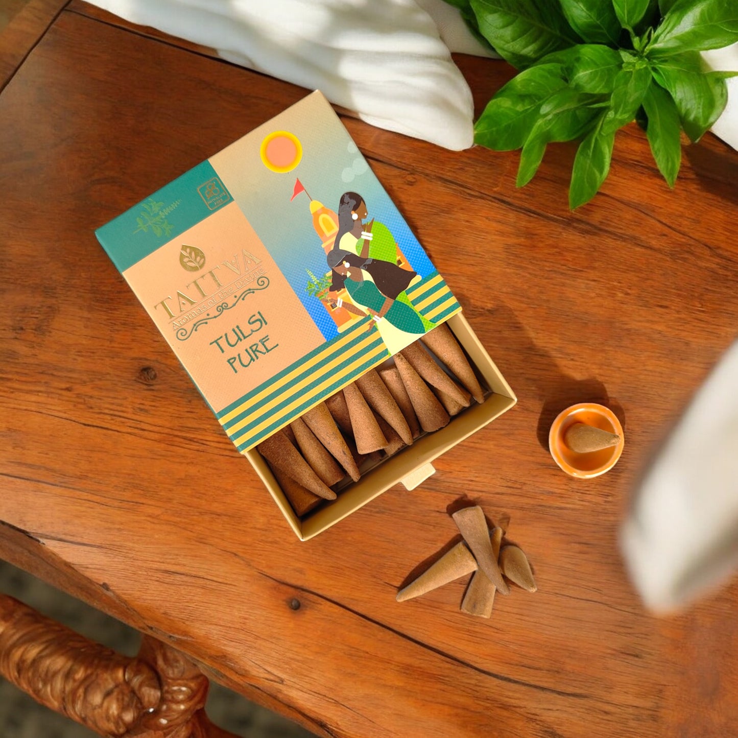 TATTVA Tulsi Pure Dhoop Cones