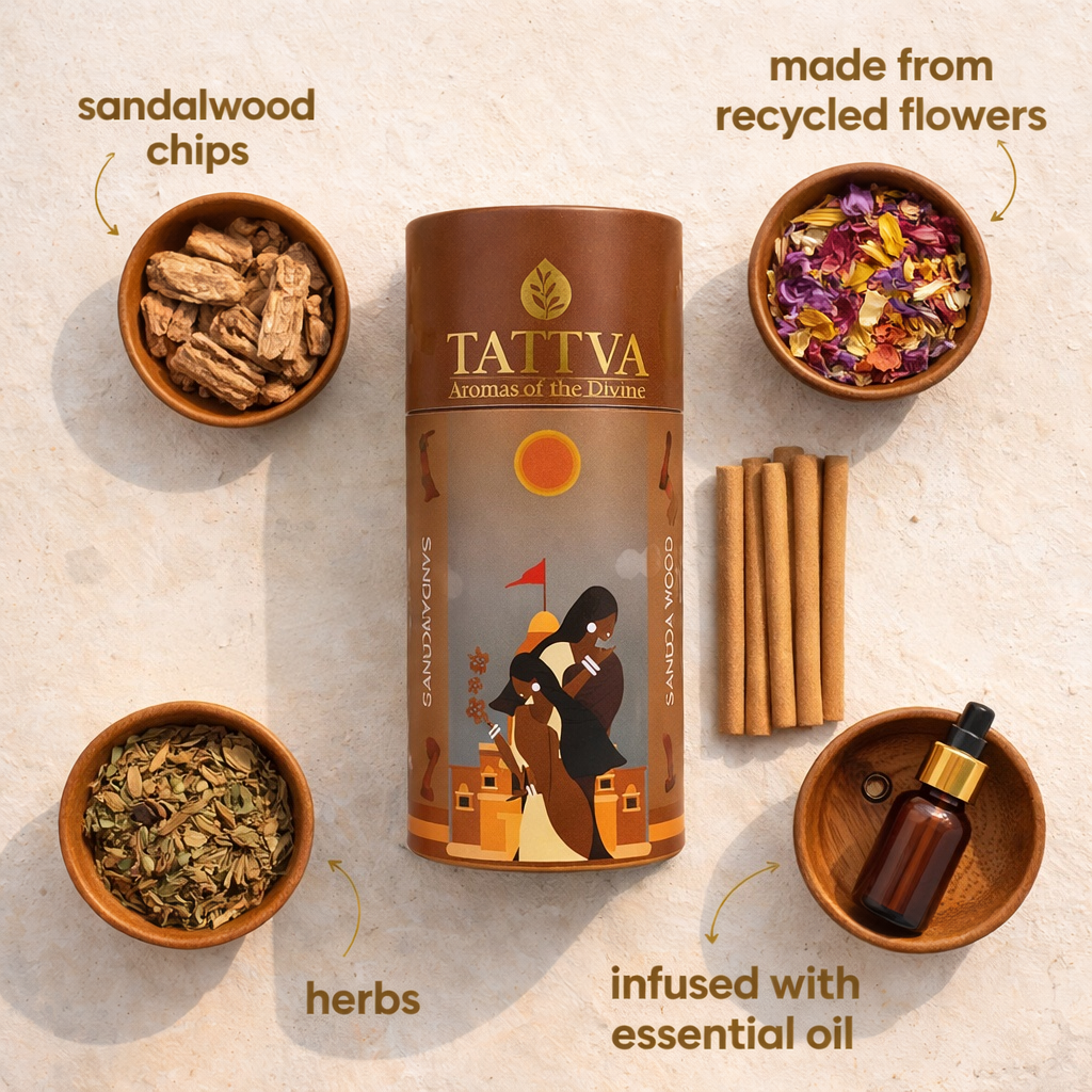 TATTVA Sandalwood Dhoop Sticks