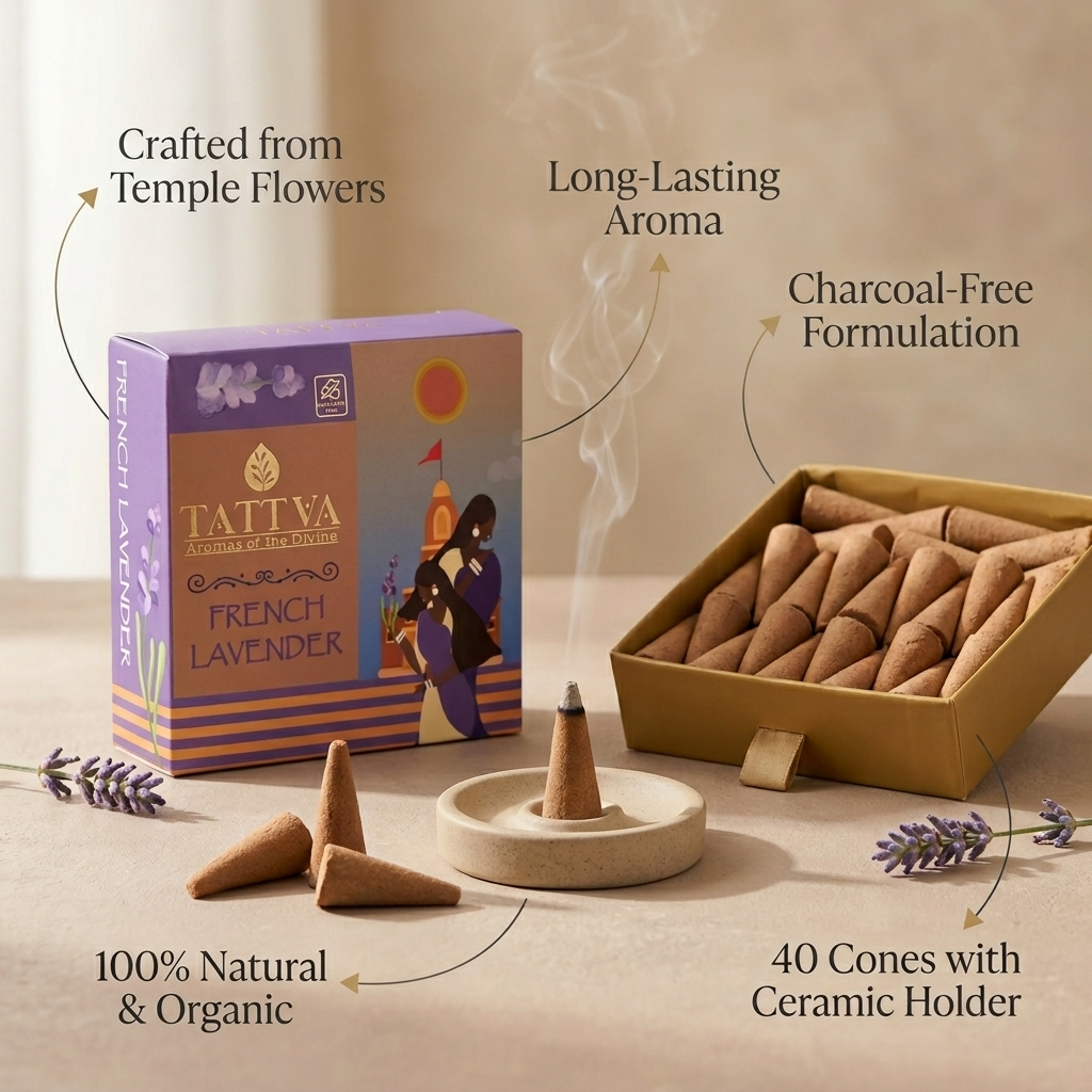 TATTVA French Lavender Dhoop Cones