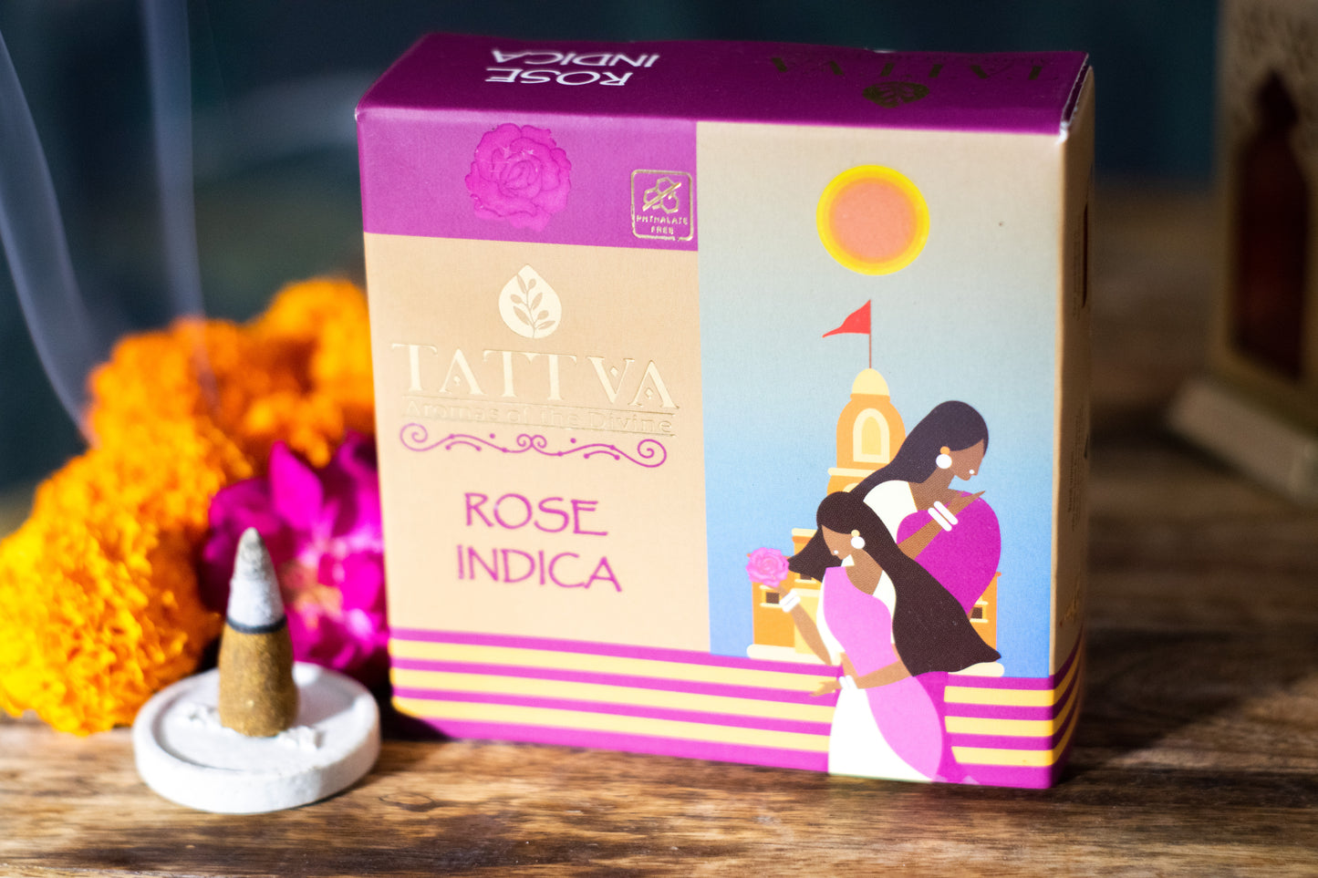 TATTVA Rose Indica Dhoop Cones